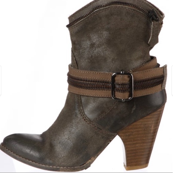 Bronx Shoes - Lightly Used Heeled Bronx Cowboy Booties